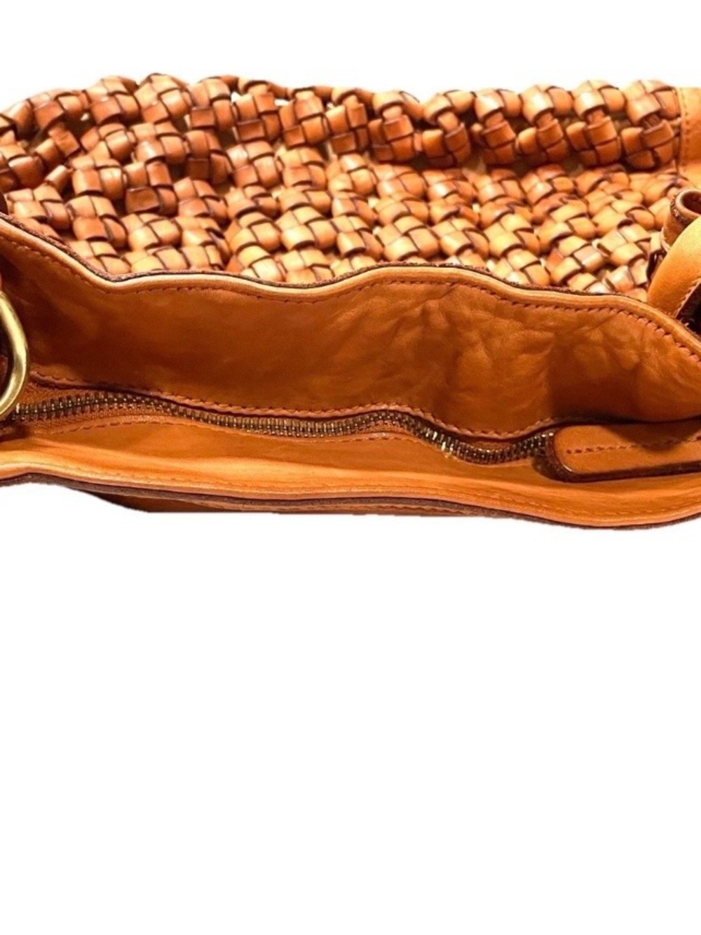 Sundance woven Italian leather bag purse - Picture 10 of 11